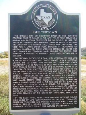 Smeltertown Marker - (English) Photo, Click for full size