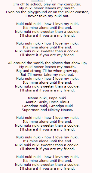 Nuki Nuki (The Nuki Song) LYRIC Video Gummibär The Gummy Bear 